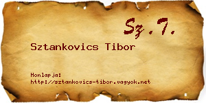 Sztankovics Tibor névjegykártya